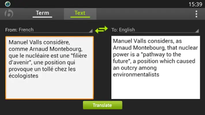 Babylon Translator android App screenshot 3